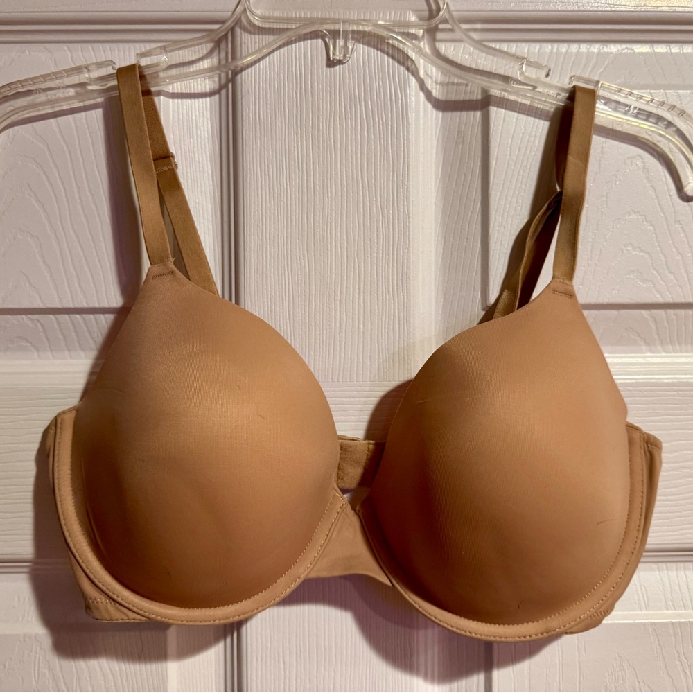 PINK Lightly Lined Smooth Demi Bra
